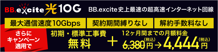 BB.excite光 10G