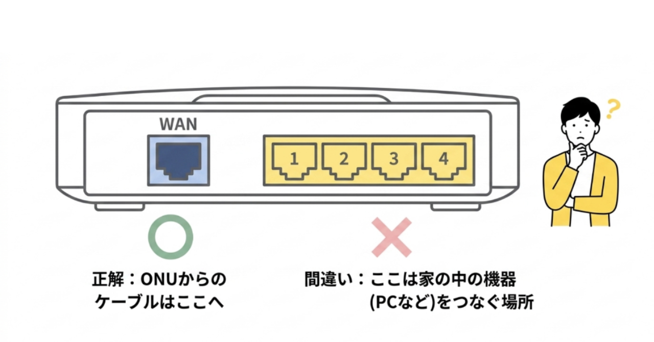 WANとは?ルーターのWANポートの意味と正しい接続方法をわかりやすく解説 - 光回線の選び方ガイド|BB.excite